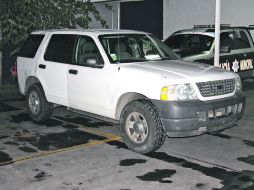 ASEGURADA. Vehículo en el que merodeaban los ahora arrestados. ESPECIAL /
