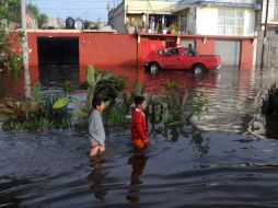 La inundación alcanza desde los 40 centímetros hasta los dos metros de altura. ARCHIVO /