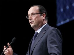 François Hollande aludió a la necesidad de seguir políticas de estímulo del crecimiento en la Unión Europea (UE). AFP /