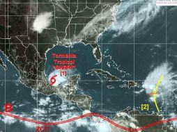 ''Barry'' es la segunda tormenta tropical de la temporada. TOMADA DE @conagua_clima  /