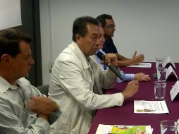 Integrantes de la Secretaría de Desarrollo Rural durante la presentación de ''Jalisco orgánico'' .  /
