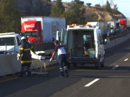 Los restos del oficial fueron trasladados a la morgue de Lagos de Moreno.  /