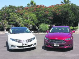 HECHOS EN MÉXICO. El Lincoln MKZ (izquierda) y Ford Fusion, dos productos que reflejan la buena mano de obra mexicana.  /