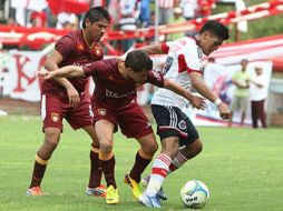 ''Chapo'' Sánchez inicia la preparación en México con un gol ante los zapopanos. ESPECIAL /
