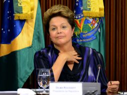 La presidenta de Brasil busca dar una solución a las manifestaciones en las calles. AFP /