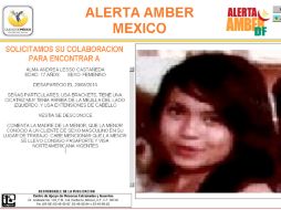 La jóven desapareció el 20 de junio en León, Guanajuato. TOMADA DE @locatel_mx  /