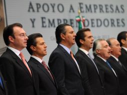 Peña Nieto ha anunciado nueve mil MDP en beneficio de 300 mil emprendedores y 180 mil micro, pequeñas y medianas empresas. NTX /