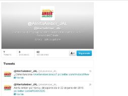 La Fiscalía comunicó que para información más detallada pone a disposición la cuenta de Twitter: @AlertaAmber_JAL. ESPECIAL /