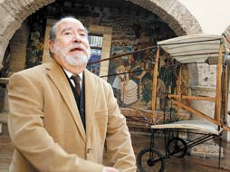 Javier Villarreal Lozano, autor del libro, fue el encargado de presentar este trabajo publicado por Porrúa. ESPECIAL /