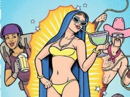 La imagen fue colocada en la edición especial de un semanario de Santa Fe, Nuevo México. TOMADA DE @arma_dc  /