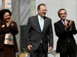 La inaguración fue encabezada por el jefe de Gobierno, Miguel Ángel Mancera y el embajador de Estados Unidos, Anthony Wayne. NTX /