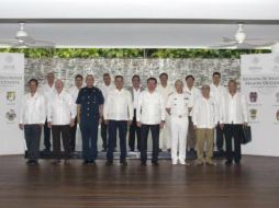 El titular de Segob se reúne con los gobernadores de estados del Occidente del País. TOMADA DE @osoriochong  /