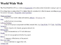 De un aspecto que hoy se antoja espartano, este fue el cimiento de lo que hoy es la web. ESPECIAL /