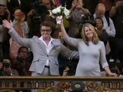 Un tribunal federal estableció como inconstitucional la Proposición 8 que prohibía las bodas gay en el estado. AP /