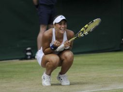 Tras su debut en el Roland Garros, la tenista Mónica Puig se posiciona a sus 19 años de edad. EFE /