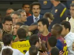 En el 2011, el ex ténico ''merengue'' le picó un ojo a Vilanova y este respondió con un golpe. ESPECIAL /