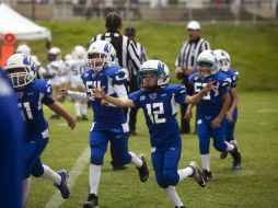En la categoría Tiny Tot, los de casa ganan por 7-2 a los Potros Salvajes.  /