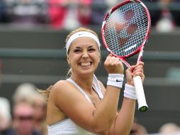 Sabine ha sorprendido luego de derrotar a Serena Williams en octavos de final. AFP /