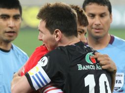 Neymar se declaró feliz por el partido y el recibimiento de los peruanos. EFE /