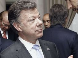 Juan Manuel Santos pide que un canadiense cautivo sea liberado, lo que causa la molestia de los familiares de los otros secuestrados. EFE /