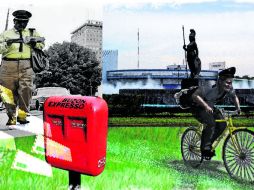 Cuando le toca entregar multas de vialidad, los destinatarios se molestan con él. ESPECIAL /