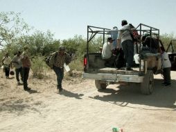 Se pide a aquellos que decidan cruzar de manera ilegal la frontera que extremen precauciones. ARCHIVO /