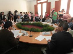 Sesión de la Comisión de Vigilancia. Imagen de @LegislativoJal. ESPECIAL /