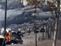 El descarrilamiento e incendio se considera como el peor desastre del sector en Canadá en casi 150 años. ARCHIVO /