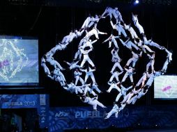 Ceremonia de inauguración. El Campeonato contará con la participación de 133 países y más de 800 competidores en 16 divisiones. EFE /