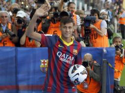 Se espera que haya una gran venta del jersey del atacante brasileño. ARCHIVO /