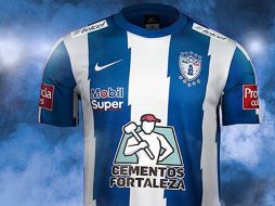 Este es el modelo de la playera del Pachuca para la próxima temporada. ESPECIAL /