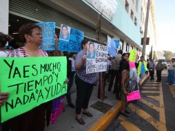 Familiares de los desaparecidos del ''Heaven'' desde el 26 de mayo piden apoyo en las investigaciones. ARCHIVO /