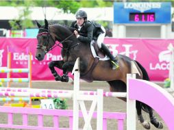 Juan Pablo Gaspar, a lomos de ''Puertas Catena'', conformó el equipo mexicano que conquistó la medalla de plata en Kentucky. EL INFORMADOR /