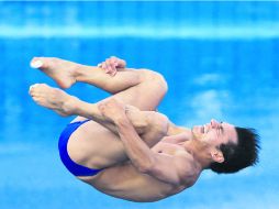 El saltarín mexicano Yahel Castillo conquistó su segunda medalla en Mundiales, tras la cosechada en sincronizados en Shanghái 2011. EFE /
