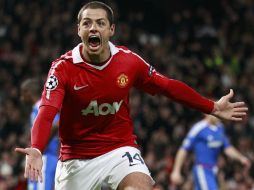 Javier Hernández seguiría en el ManU la próxima temporada. ARCHIVO /