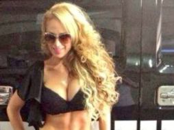 La exuberante rubia se reunió con prensa y seguidores en el Bar Bandidas. ESPECIAL /