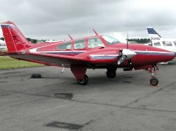 La aeronave accidentada era un modelo Beechcraft BE55 Baron. ESPECIAL /