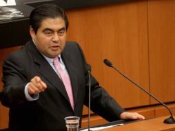 Barbosa Huerta asegura que su bancada escuchará las propuestas del gobierno y explondrá sus planteamientos. ARCHIVO /