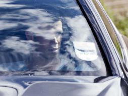 El galés arribó a la práctica de su equipo entre rumores. AFP /