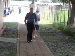 Vergara acudió a Verde Valle para estar al pendiente de los rojiblancos. ESPECIAL /