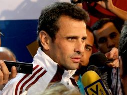 El ex candidato reafirmó que la lucha de la oposición es pacífica, constitucional, democrática y electoral. ARCHIVO /