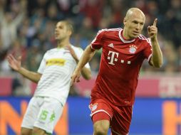 Arjen Robben fue el autor del primer gol de la temporada en el futbol alemán. AFP /