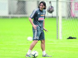 Aldo de Nigris viajó con el equipo para jugar con Chivas Sub-20. Será el duelo debut del delantero con el Rebaño. MEXSPORT /