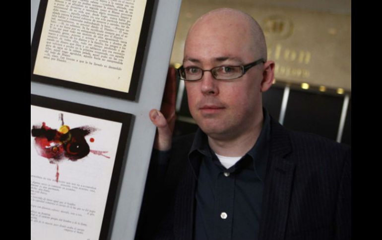 En 2008, John Boyne visitó la FIL en Guadalajara, donde mantuvo un encuentro con jóvenes lectores. ARCHIVO /