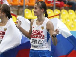 Lashmanova posee el récord mundial en la prueba de 20km marcha con un tiempo de 1 hora 25 minutos y 02 segundos. AFP /