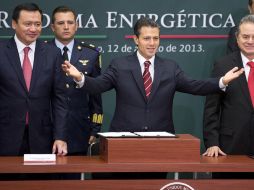 La Reforma Energética fue presentada en la víspera por el Presidente Enrique Peña Nieto. ARCHIVO /