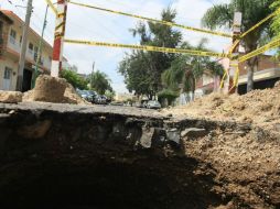 Señalan que no es la primera vez que los trabajos del SIAPA quedan inconclusos y con desorden alrededor.  /