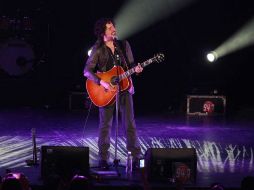 El cantante se mostró muy agradecido con el éxito que se vivió en el concierto. SUN /