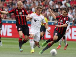 El cuadro bávaro tuvo un partido irregular. AP /