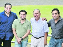 Los desarrolladores. De izquierda a derecha, Alejandro Cortez, Bernardo Cotero y Esteban Martínez. EL INFORMADOR /